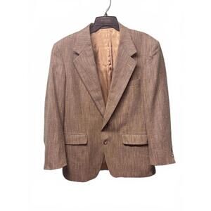 Christian Brooks Brown Suit Jacket 40R Blazer Sports Coat
